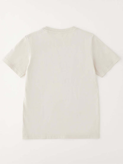 T-shirt beige unisex bambino Idò 4G826 G1 0432 per primavera estate