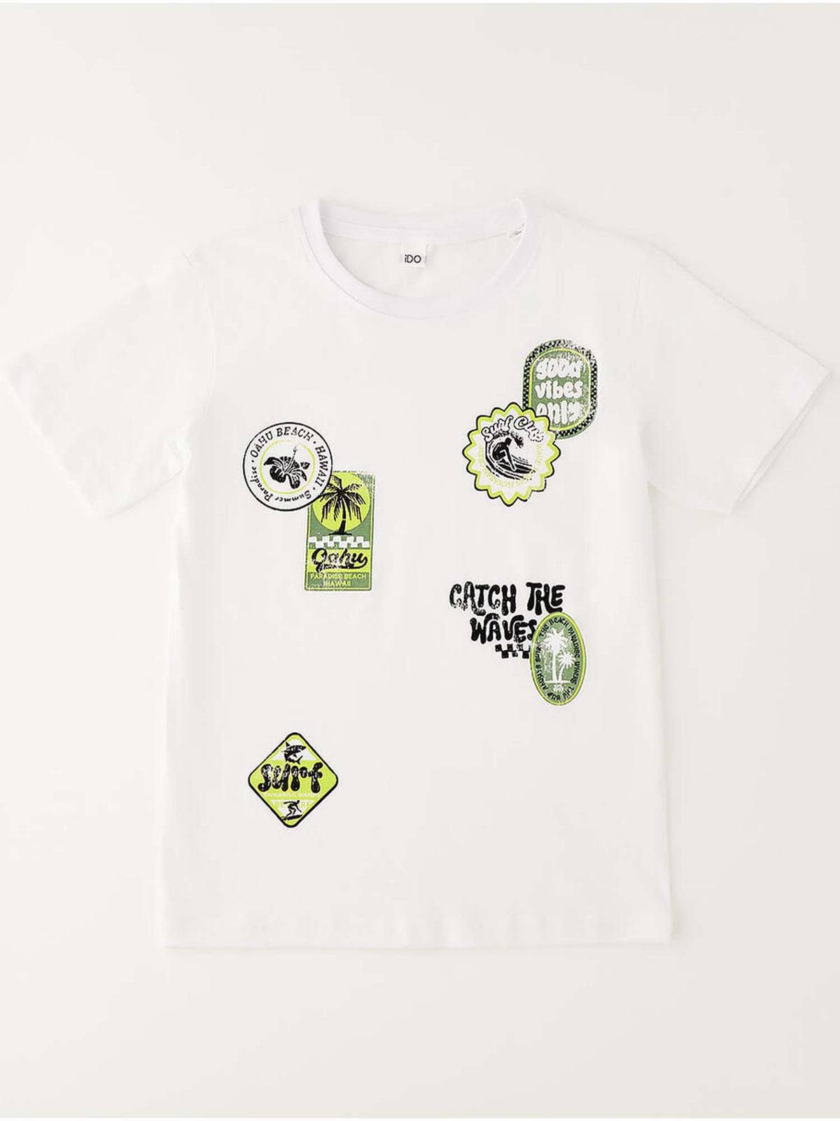 Ido bts t-shirt mm da bambino/a bianco