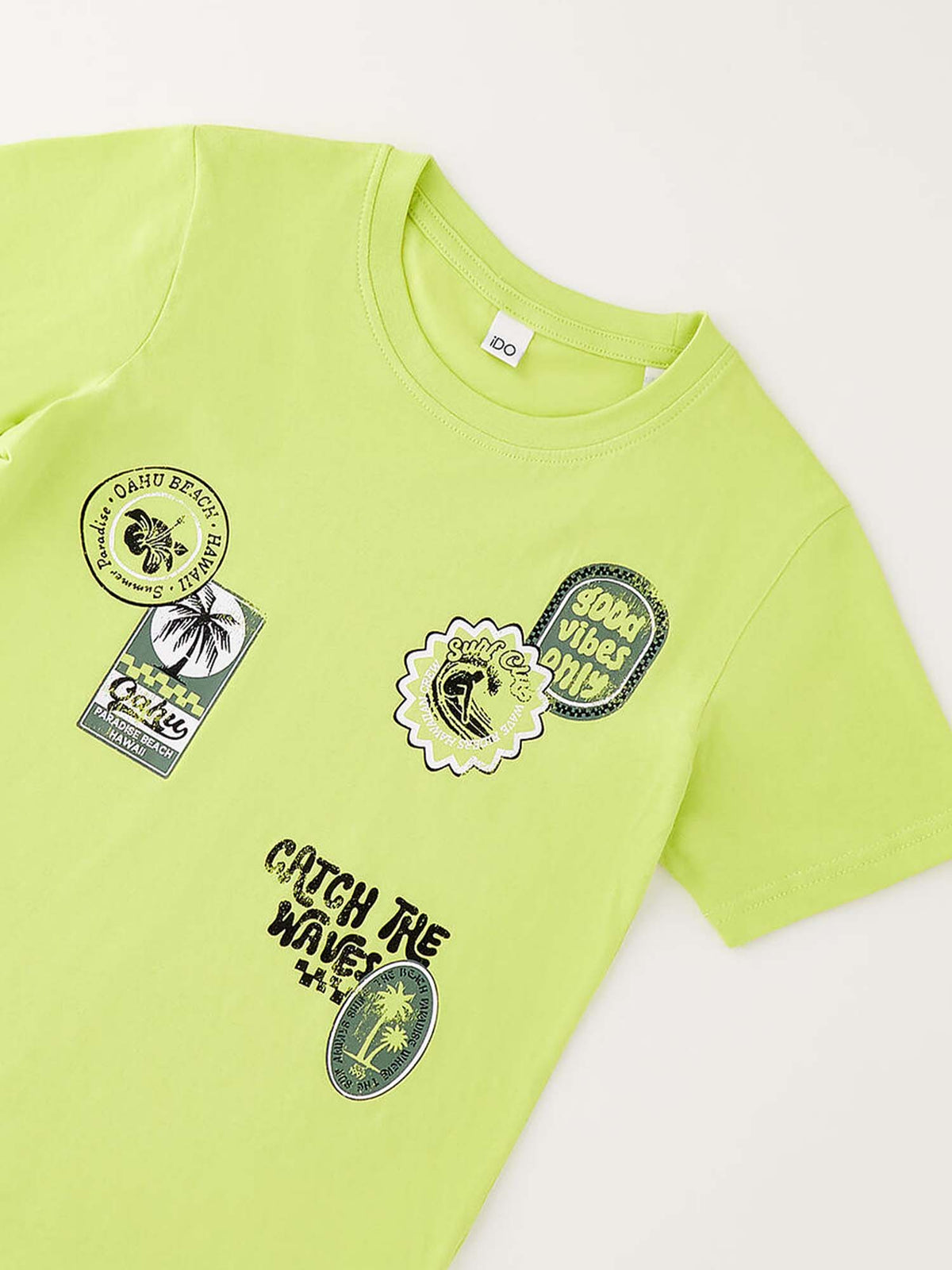 Ido bts t-shirt mm da bambino/a lime