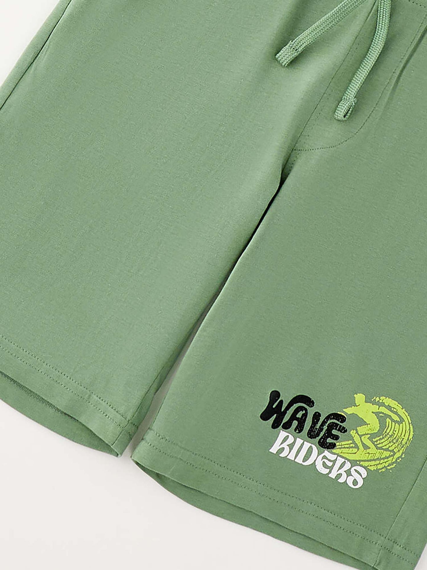Shorts Ido verdi unisex bambino, pratici e confortevoli