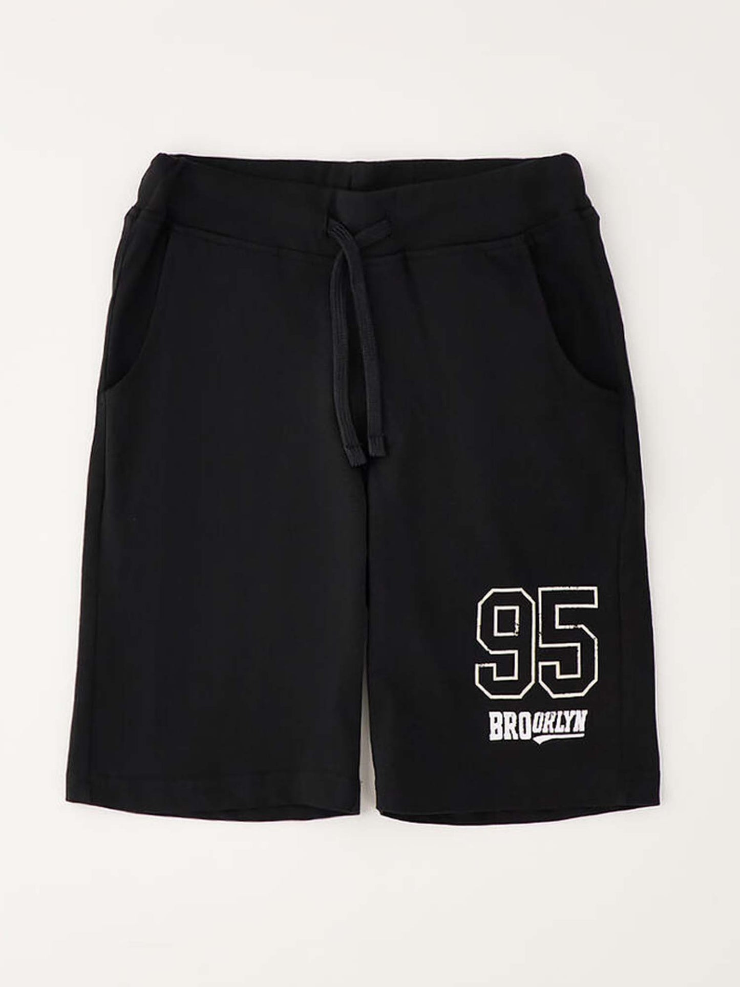 Bermuda unisex bambino Ido in nero, perfetti per l’estate