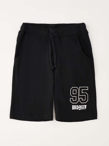 Bermuda unisex bambino Ido in nero, perfetti per l’estate
