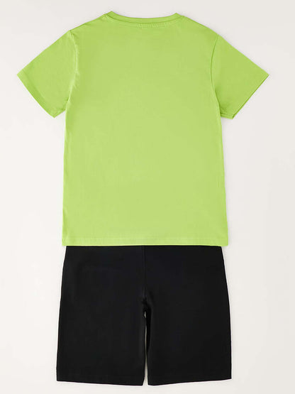 Completo unisex bambino Ido giallo per la primavera-estate