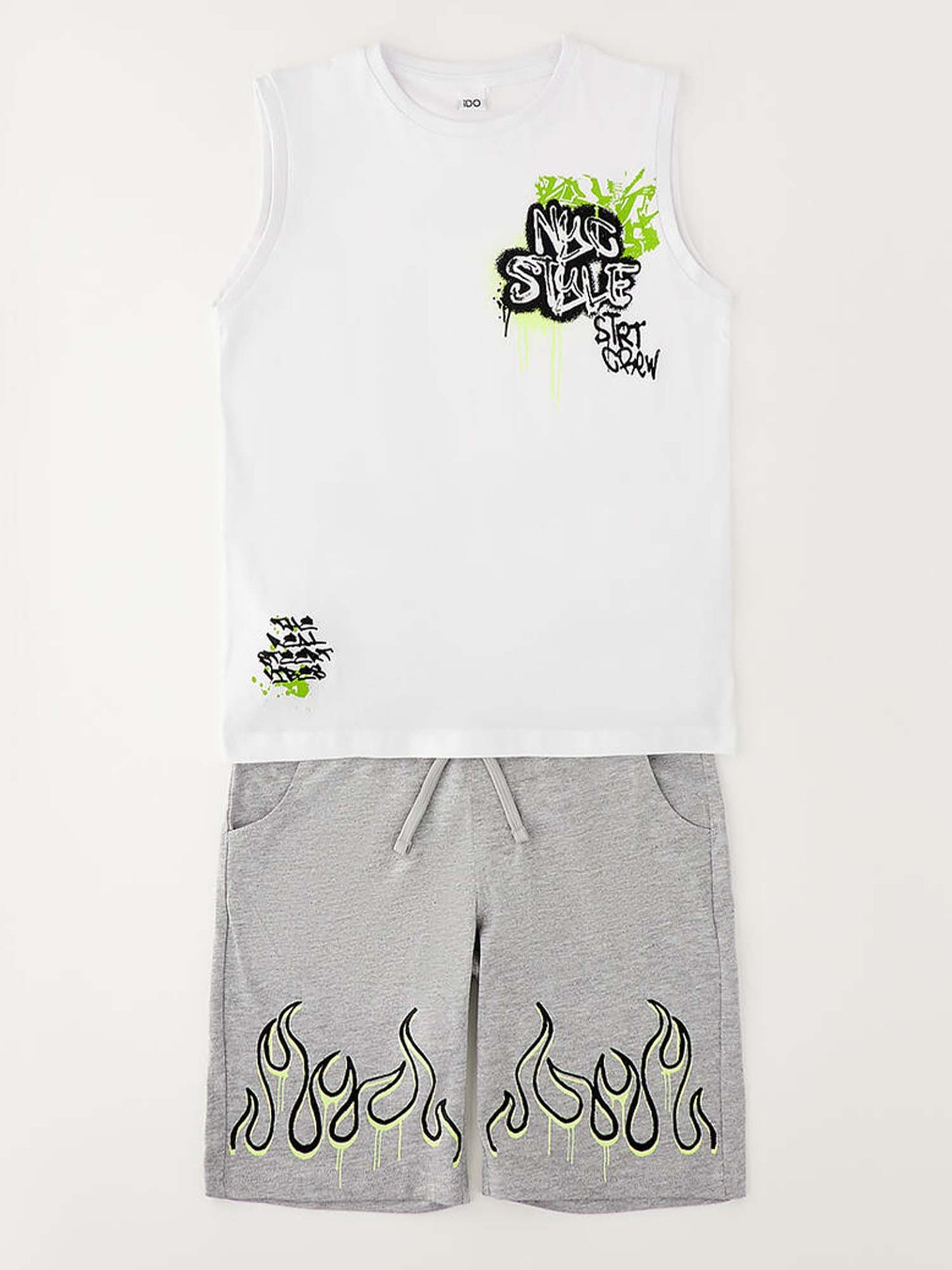 Completo Ido colorato per bambino unisex primavera estate
