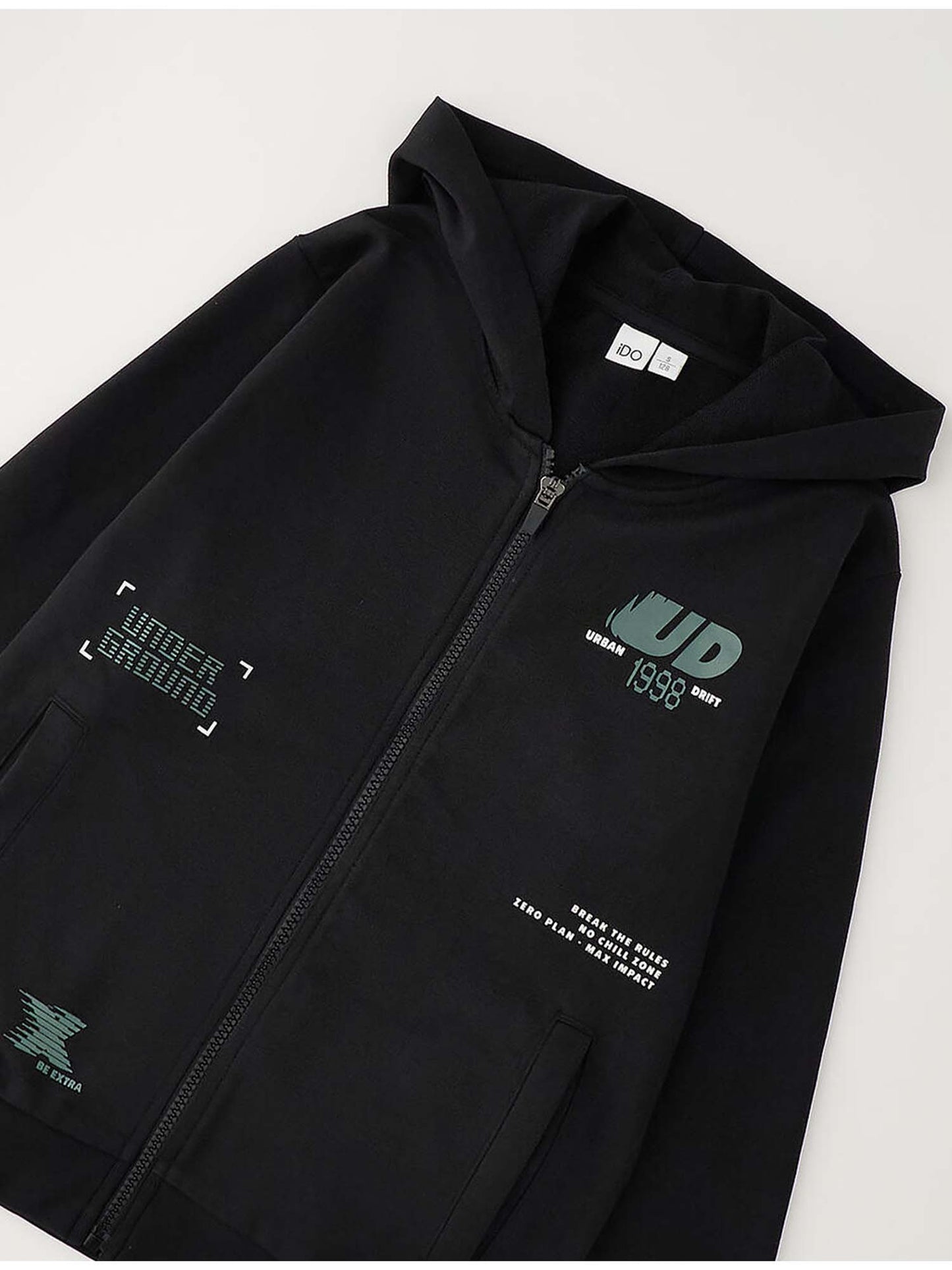 Ido Felpa Unisex bambino nero