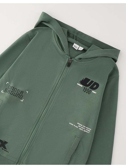Ido Bts, felpa Unisex bambino verde