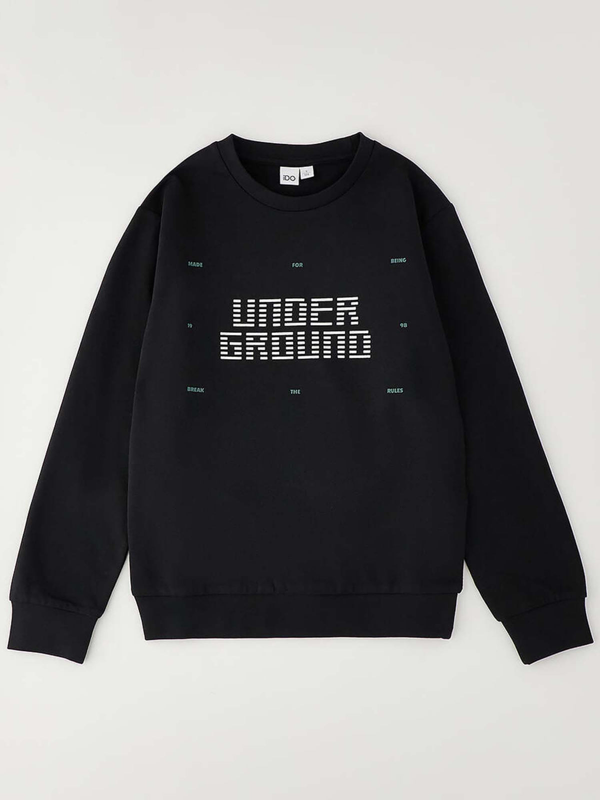 Ido Bts Felpa ft, felpa Unisex bambino nera