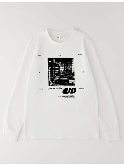 Ido BTS, t-shirt a maniche lunghe Unisex bambino bianca