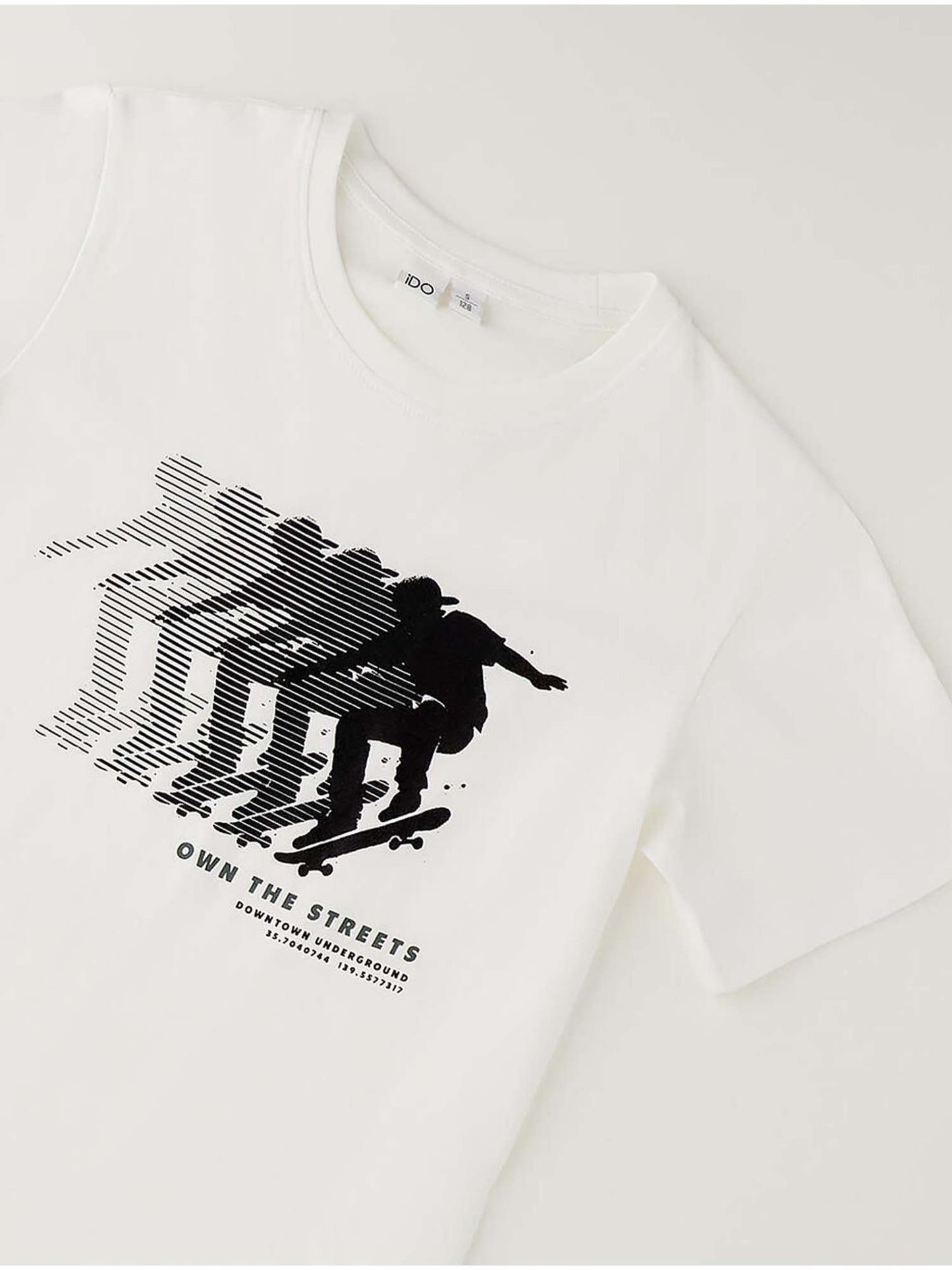 Ido BTS T-shirt mm, t-shirt a maniche lunghe Unisex bambino bianca