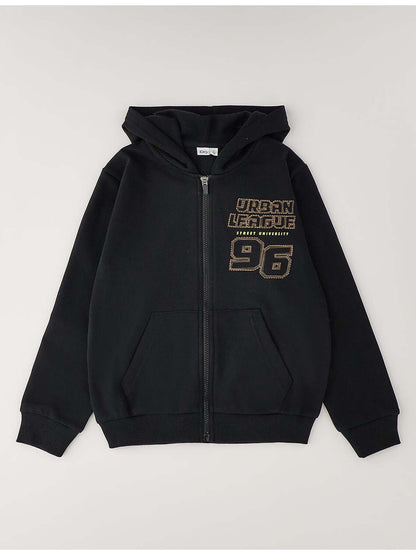 Ido 4H826 0658, felpa unisex bambino nera