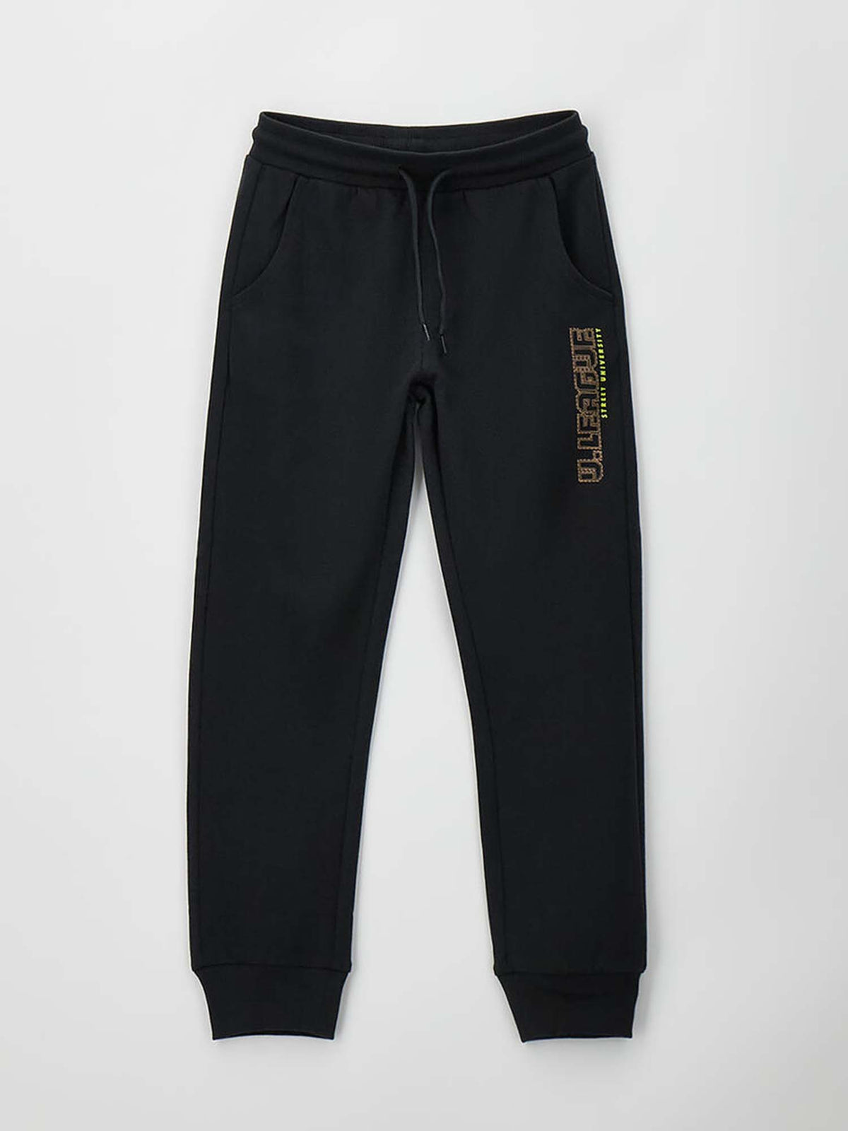Ido 4H829 0658, pantalone unisex bambino nero