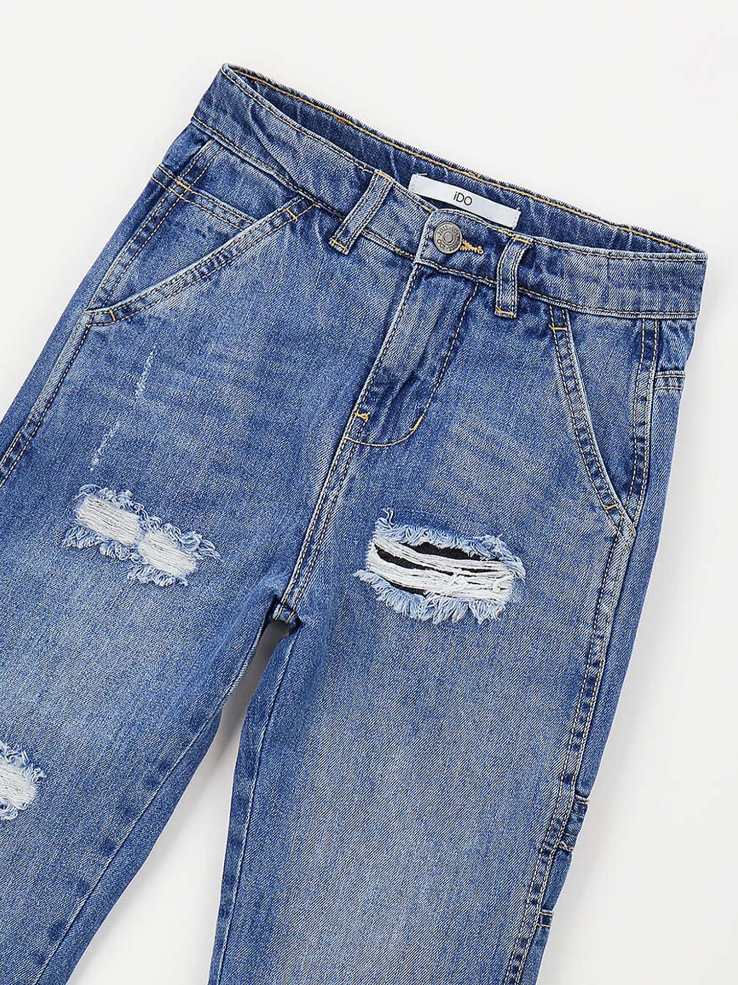 Jeans Carpenter unisex bambino in denim di Ido