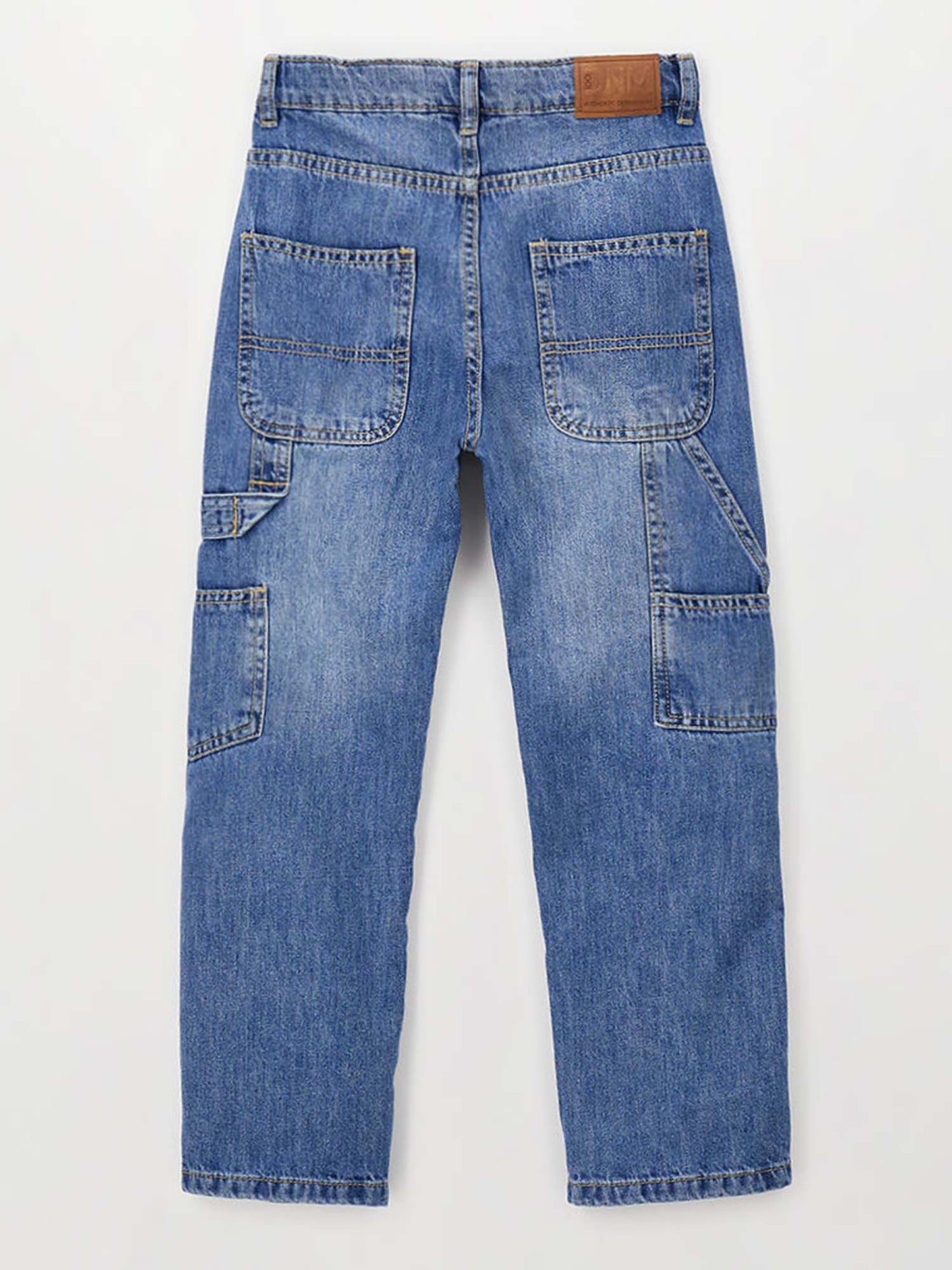 Jeans Carpenter unisex bambino in denim di Ido
