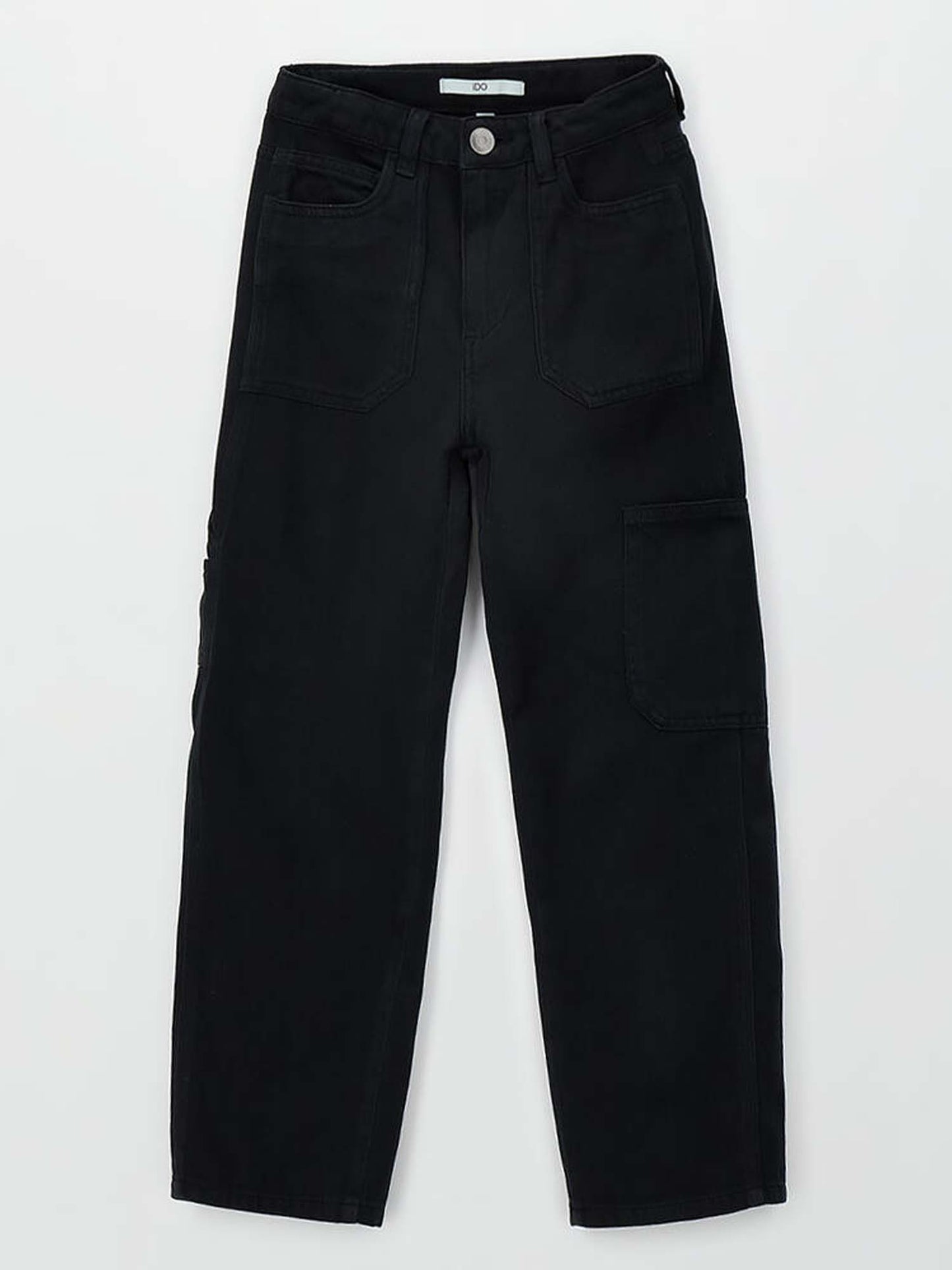 Pantaloni twill neri per bambino unisex Ido