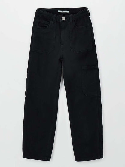 Pantaloni twill neri per bambino unisex Ido