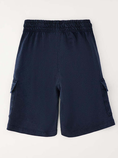 Bermuda felpa Ido in blu per bambino unisex