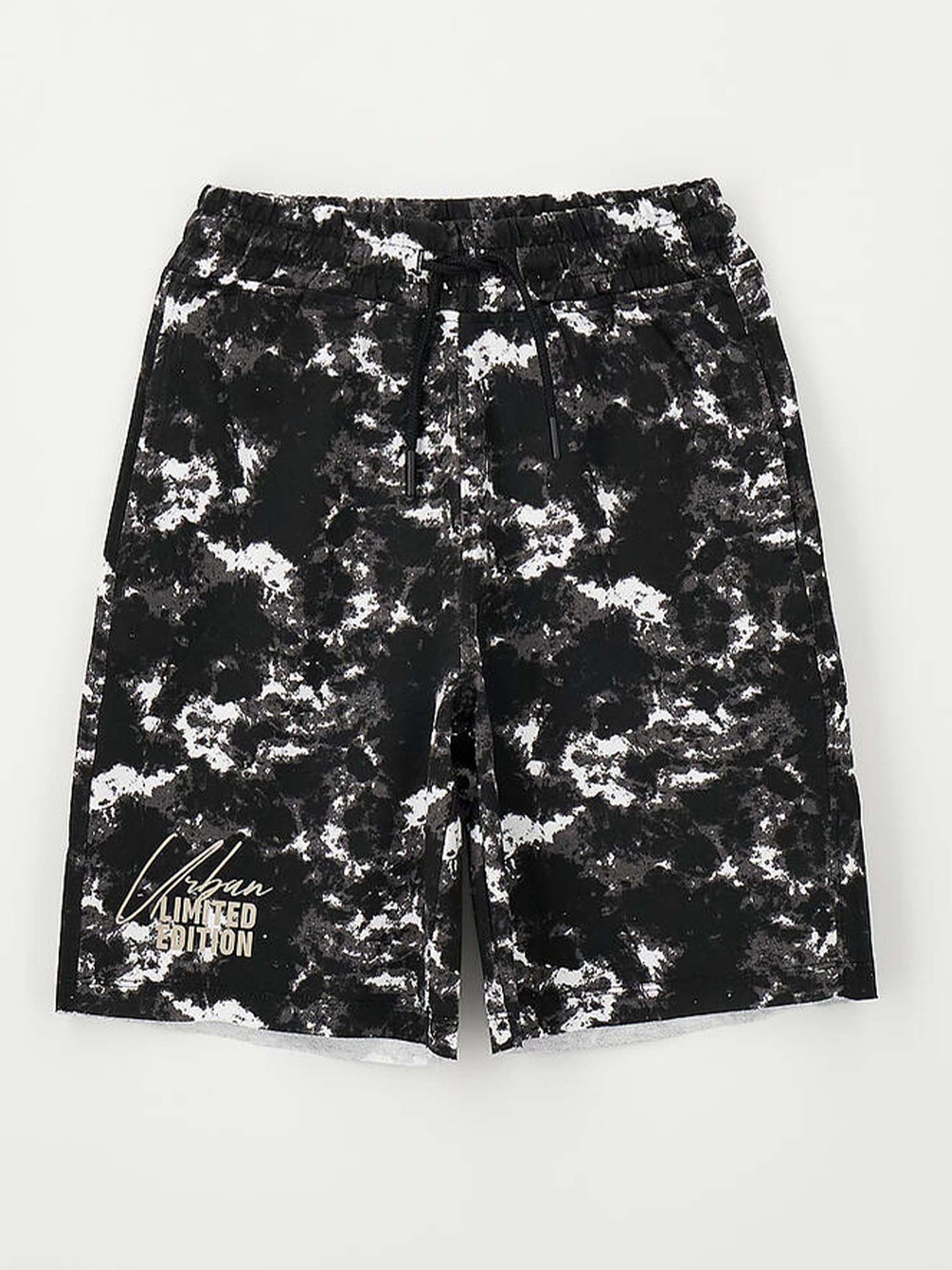 Bermuda felpa Ido nero unisex bambino per la primavera