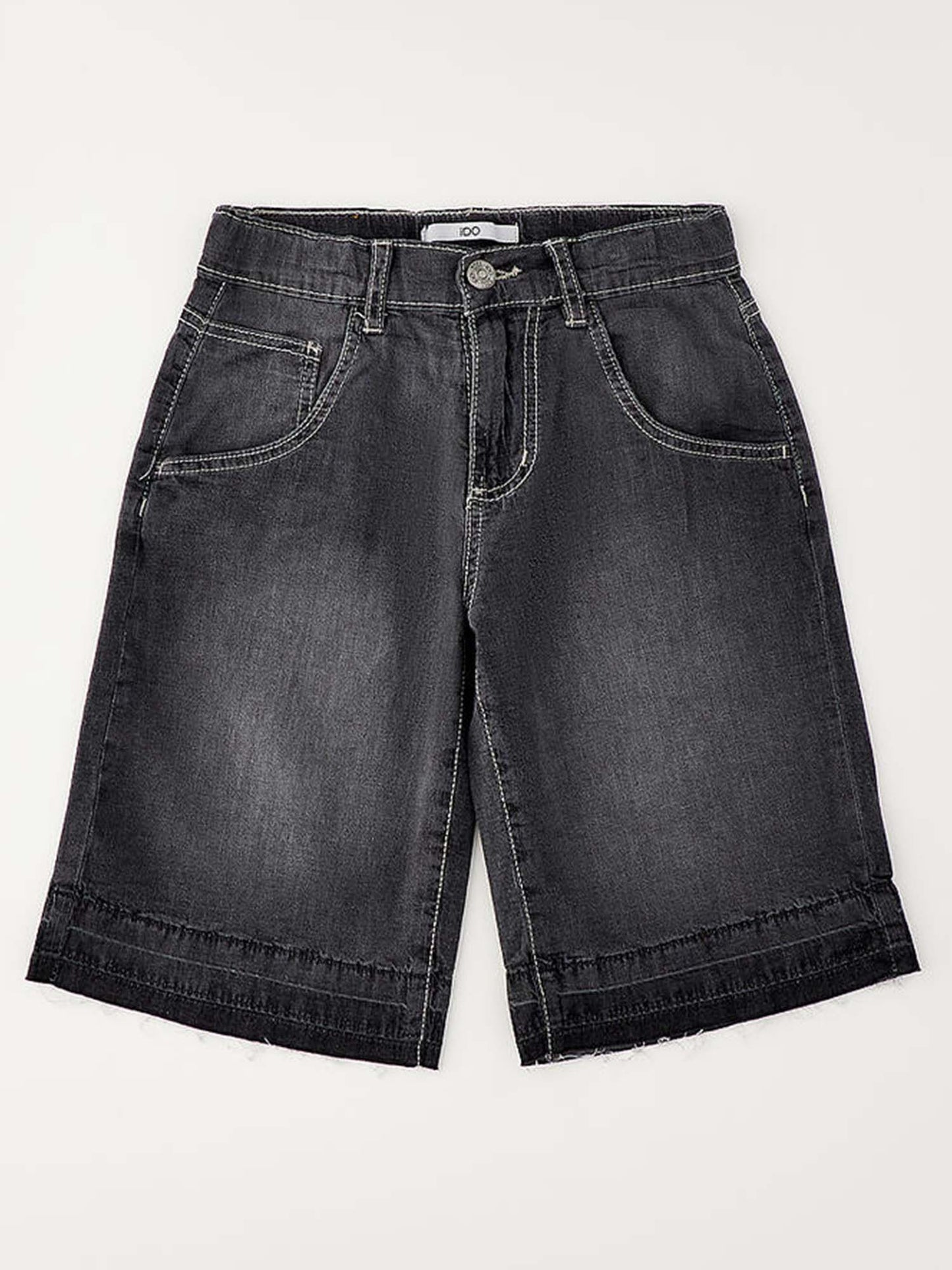 Bermuda Ido in nero per bambino unisex comodi e versatili