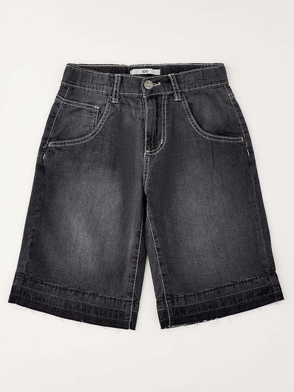 Bermuda Ido in nero per bambino unisex comodi e versatili