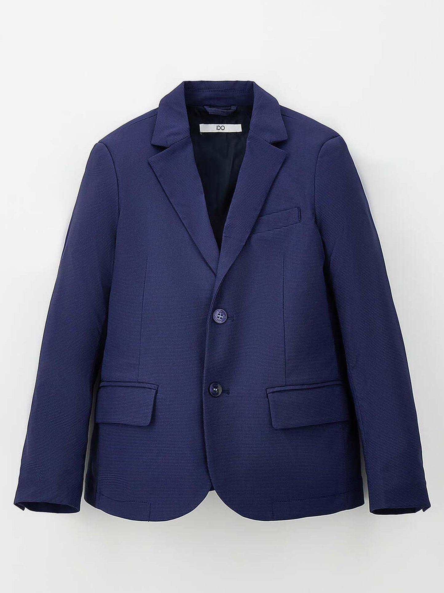 Giacca stretch unisex bambino blu Ido