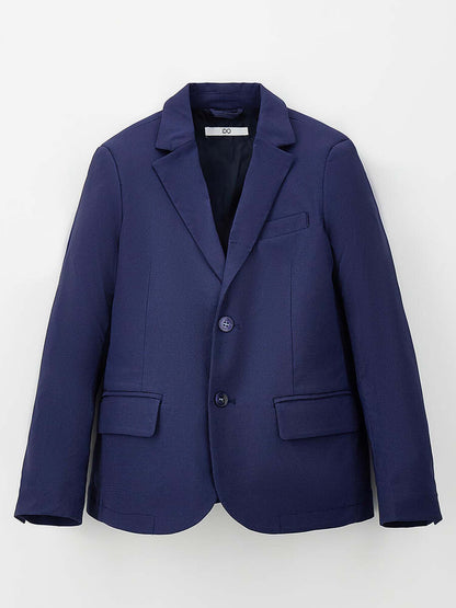 Giacca stretch unisex bambino blu Ido
