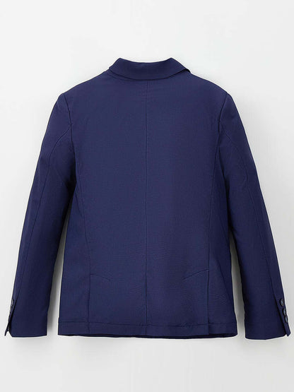 Giacca stretch unisex bambino blu Ido