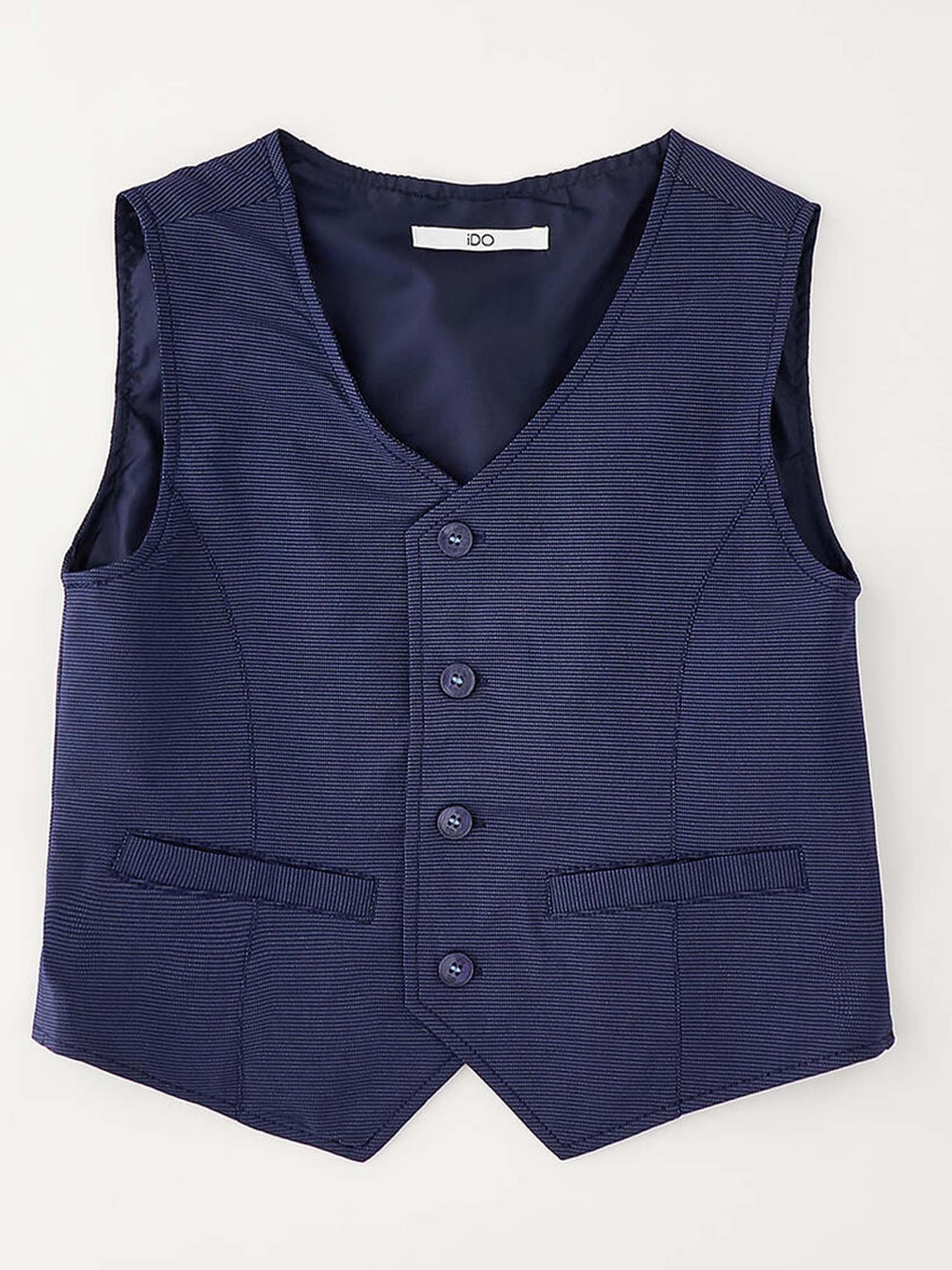 Ido gilet stretch unisex bambino blu per la primavera-estate
