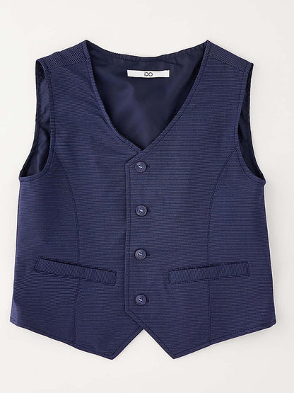 Ido gilet stretch unisex bambino blu per la primavera-estate