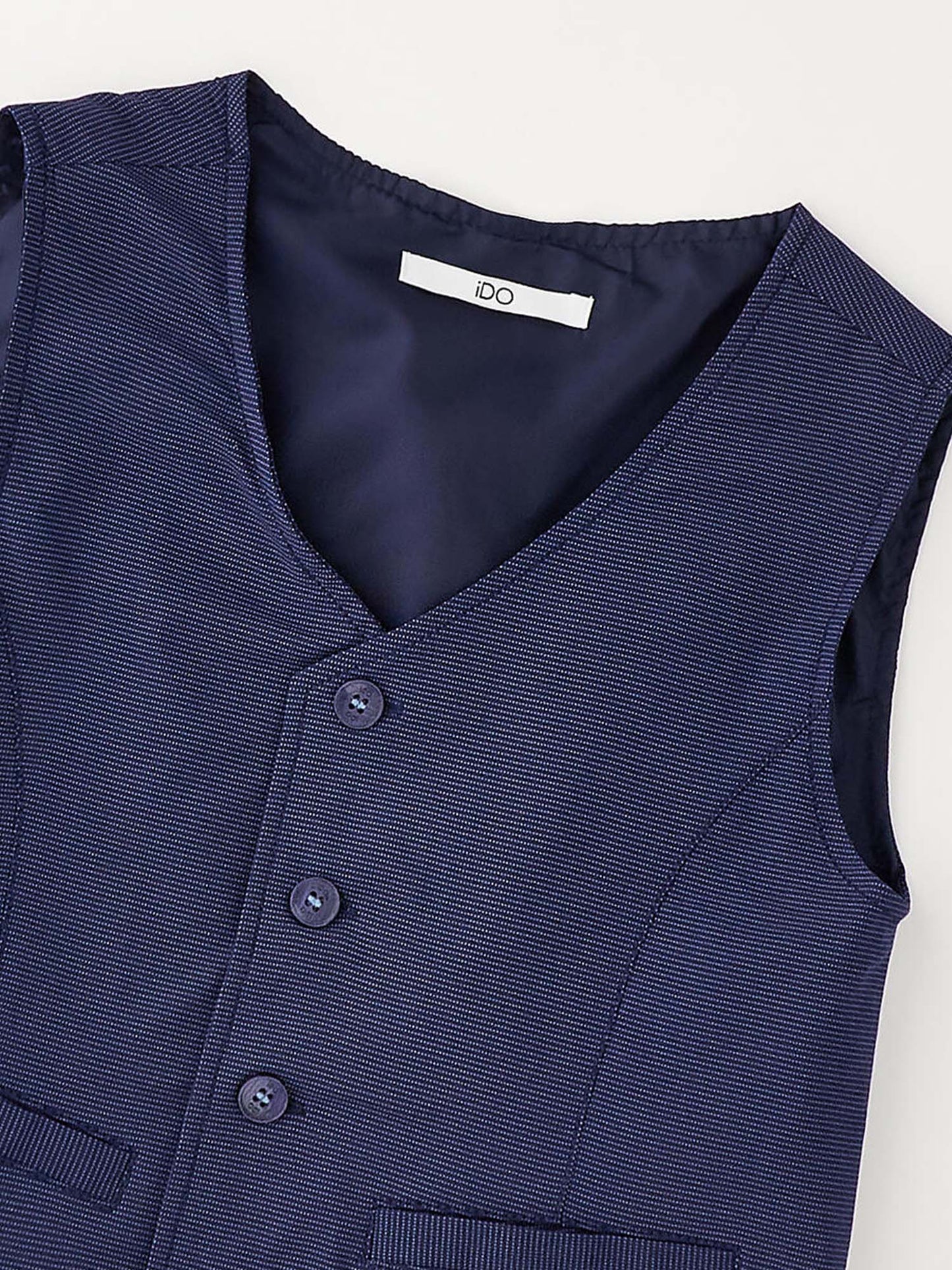Ido gilet stretch unisex bambino blu per la primavera-estate