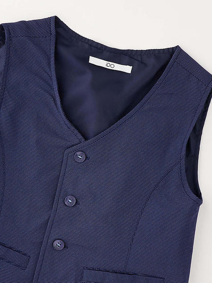 Ido gilet stretch unisex bambino blu per la primavera-estate