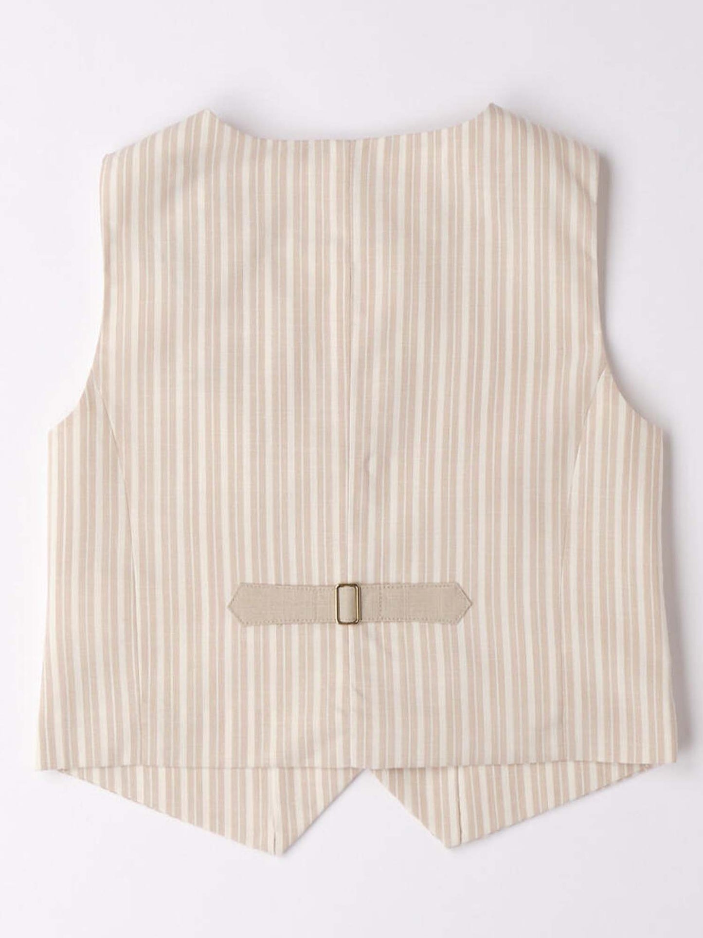 Gilet unisex bambino in beige di Ido, essenziale e versatile