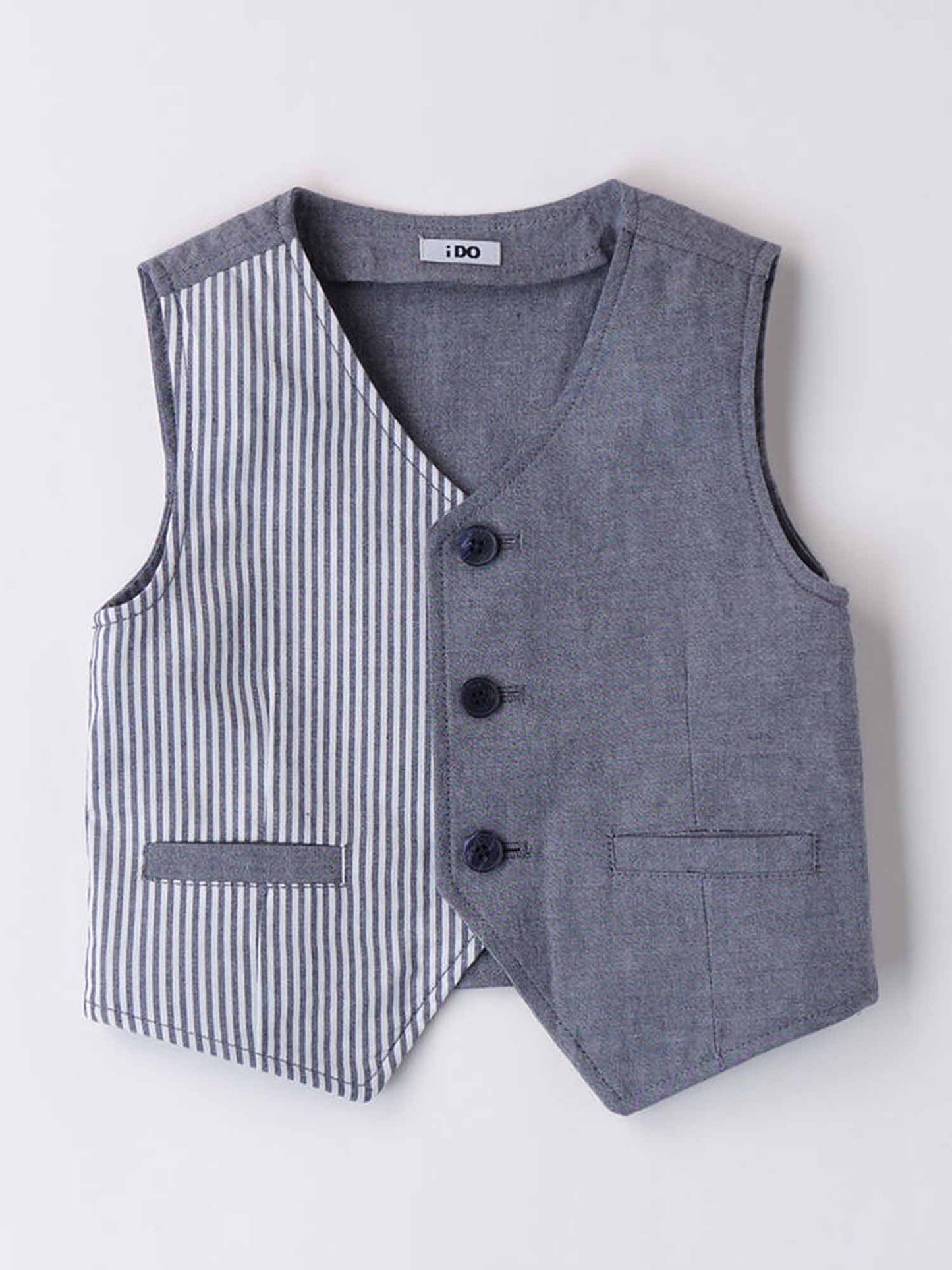 IDO GILET - BIANCO-BLU
