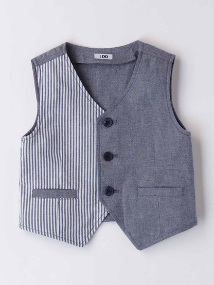 IDO GILET - BIANCO-BLU