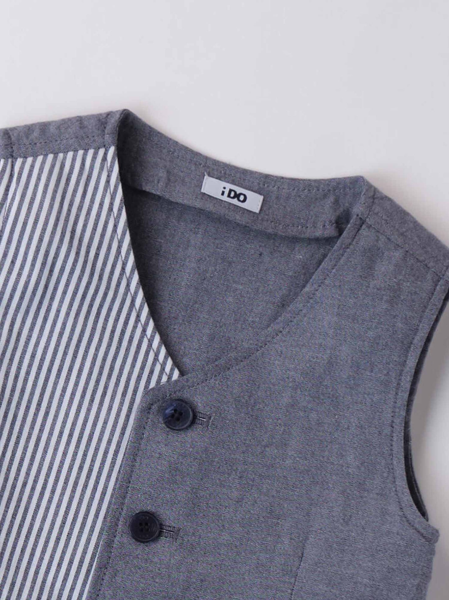 IDO GILET - BIANCO-BLU