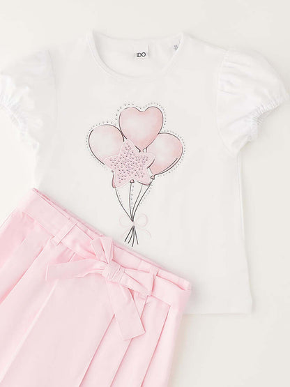 Ido completo due pezzi unisex bambino multicolore per primavera estate