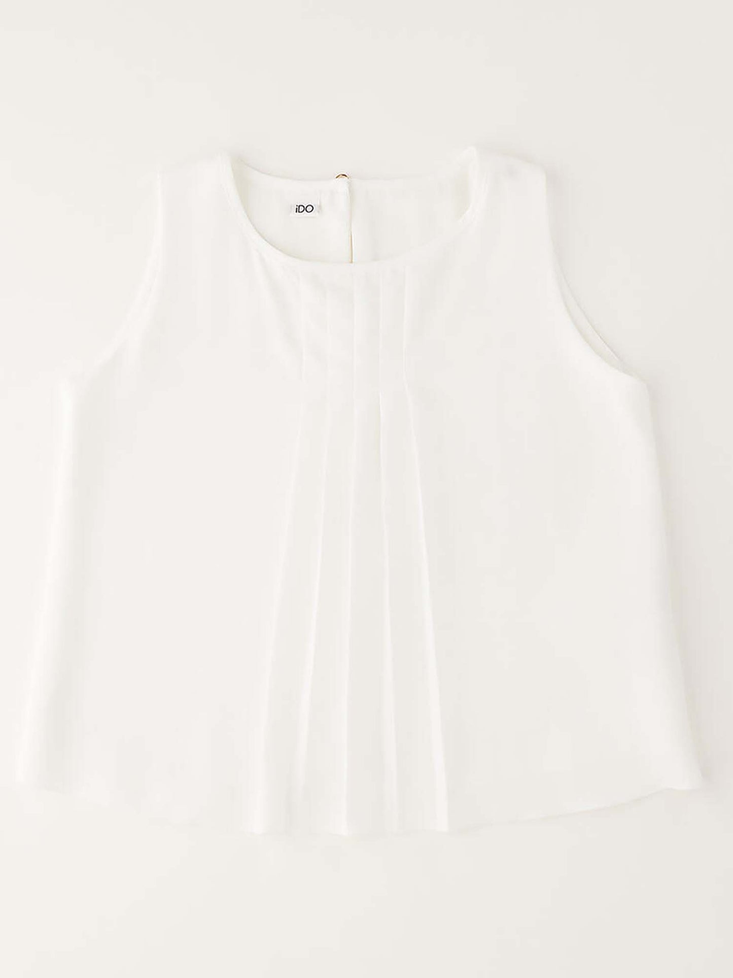 Ido canotta unisex bambino bianca leggera e confortevole