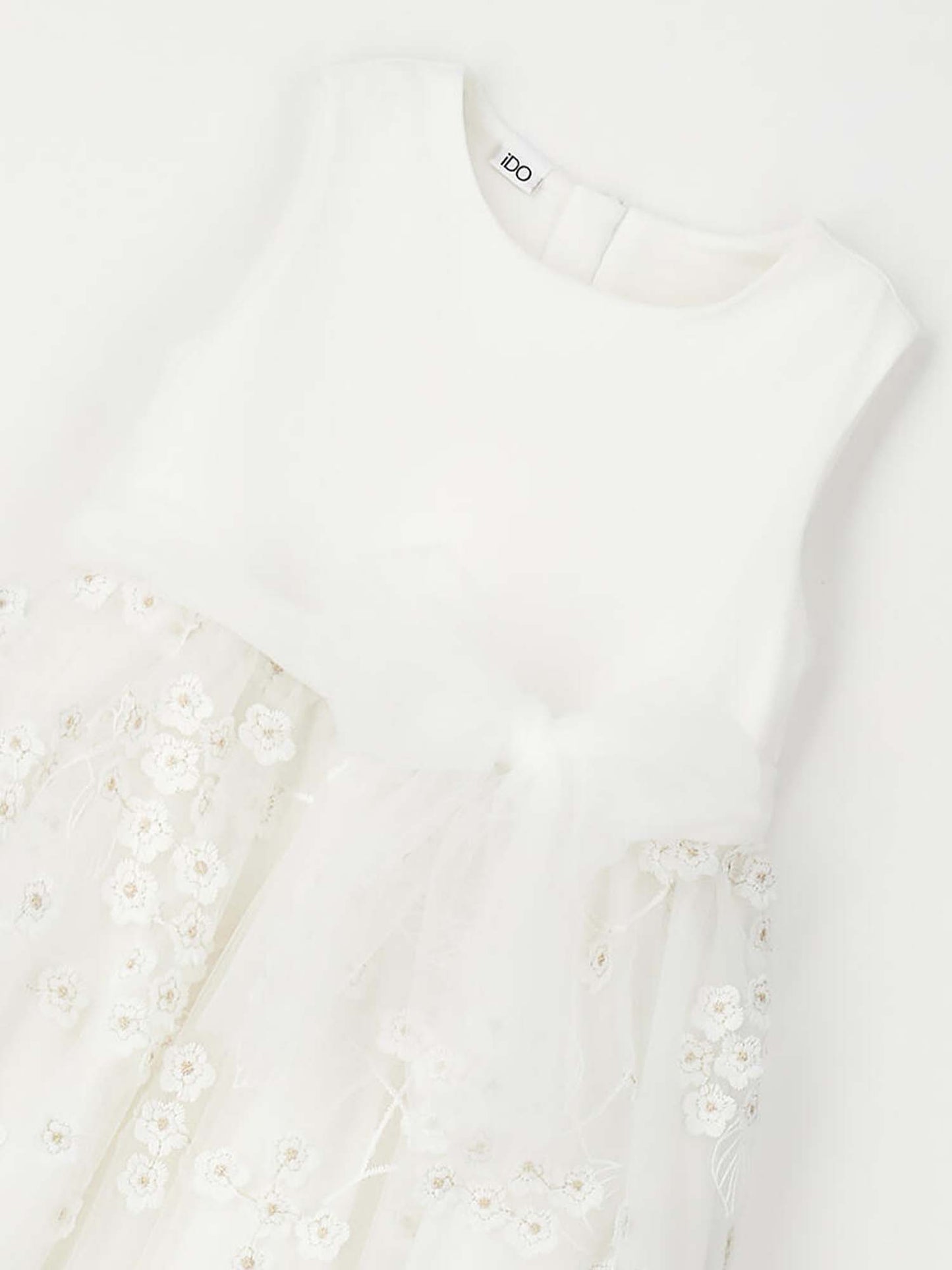 Ido vestito bianco unisex bambino
