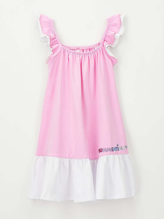Ido vestito rosa per bambino unisex, ideale per la primavera estate