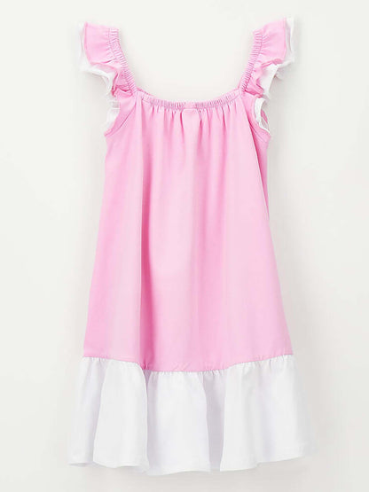 Ido vestito rosa per bambino unisex, ideale per la primavera estate
