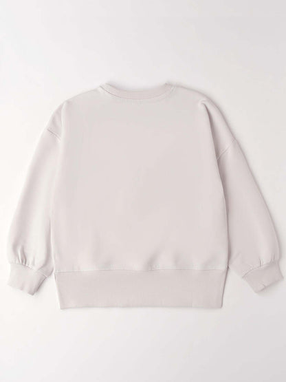 Felpa bianca IDO per bambino unisex, comfort e stile primaverile