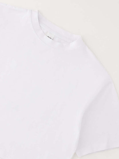 T-shirt maniche corte unisex bambino bianca Ido