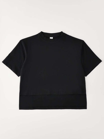 T-shirt maniche corte Idò in nero per bambino unisex