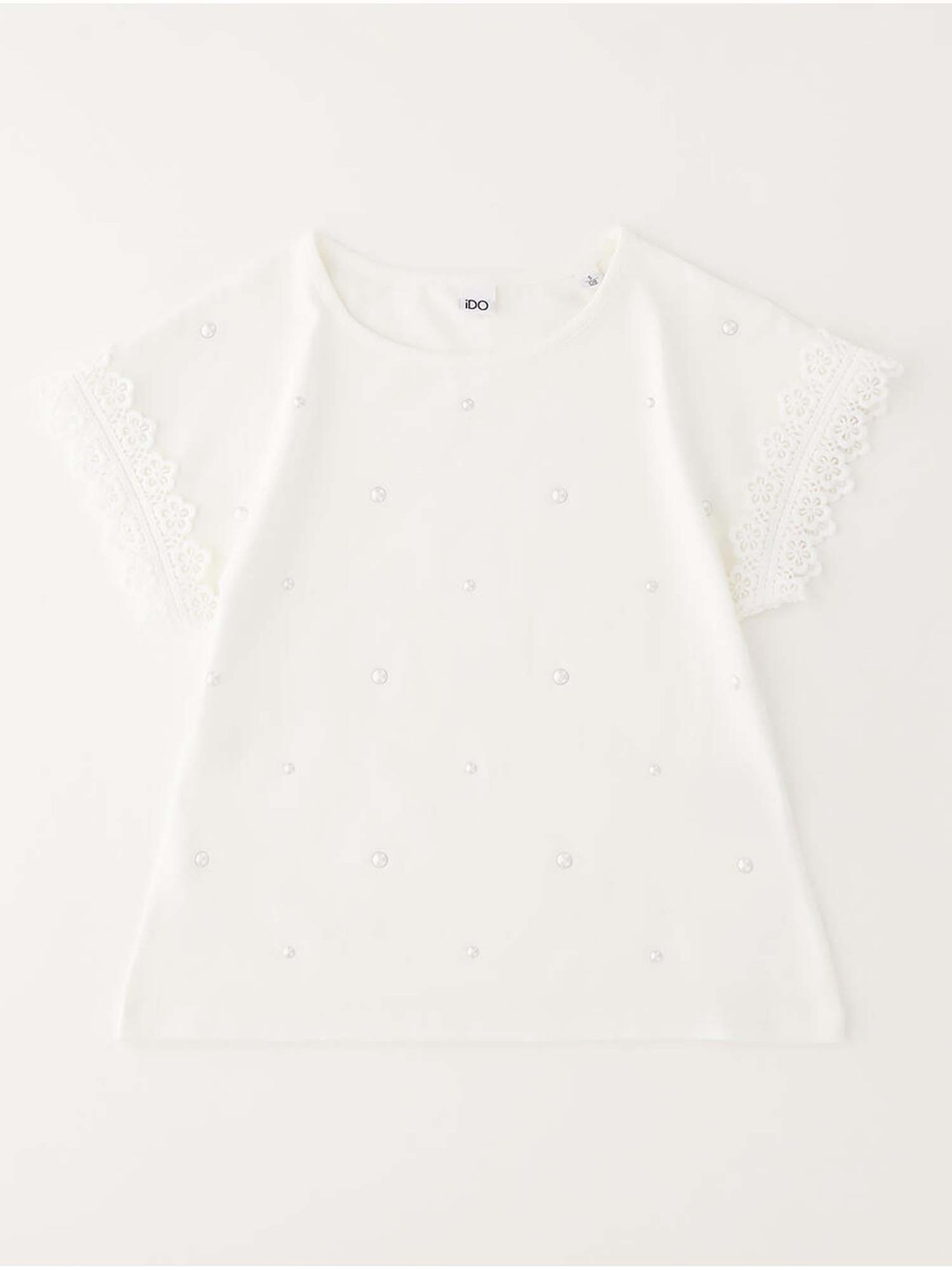 Canotta bianca unisex bambino Ido, perfetta per la primavera