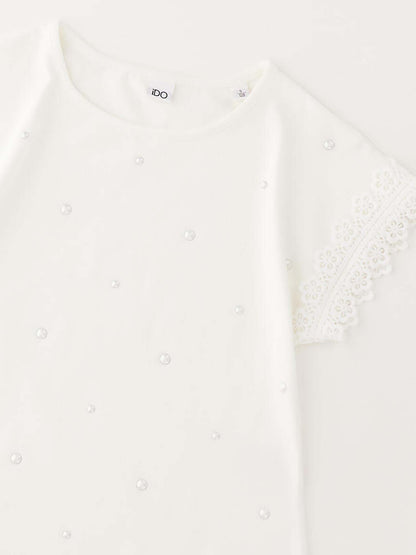 Canotta bianca unisex bambino Ido, perfetta per la primavera