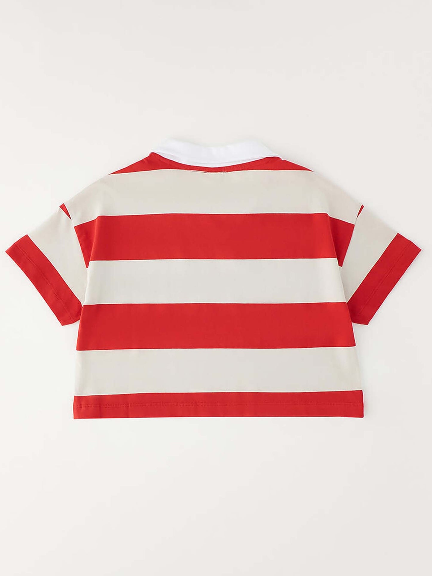 Polo maniche corte unisex bambino rossa di Ido