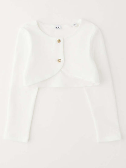 Ido coprispalle bianco unisex bambino per la primavera-estate