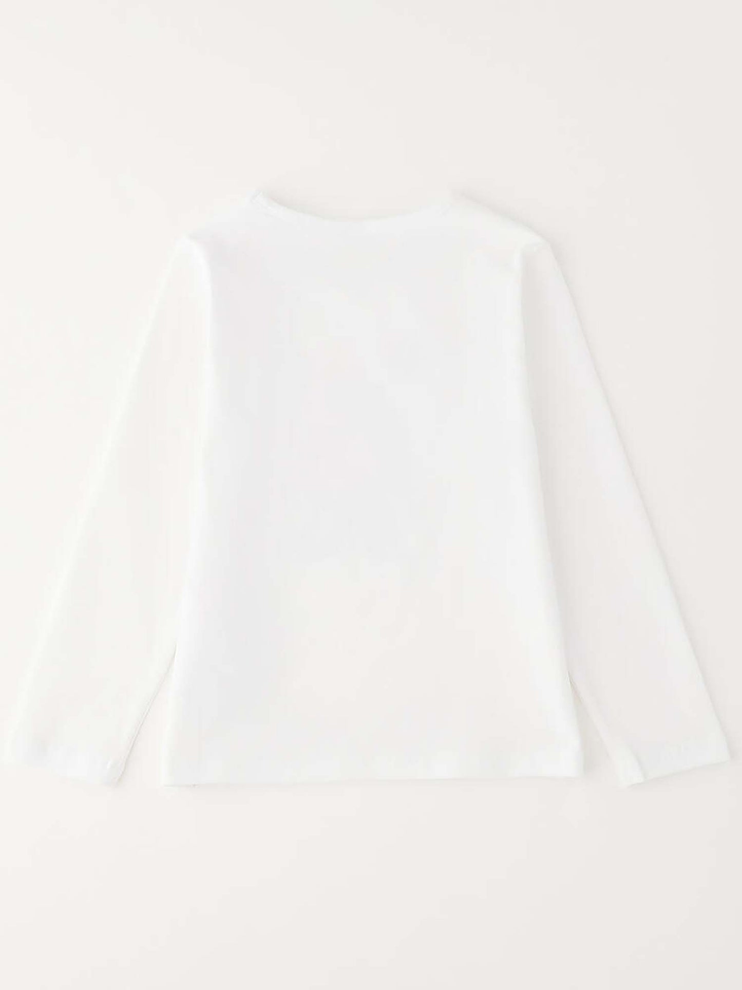 T-shirt bambino unisex bianca Ido per la primavera estate