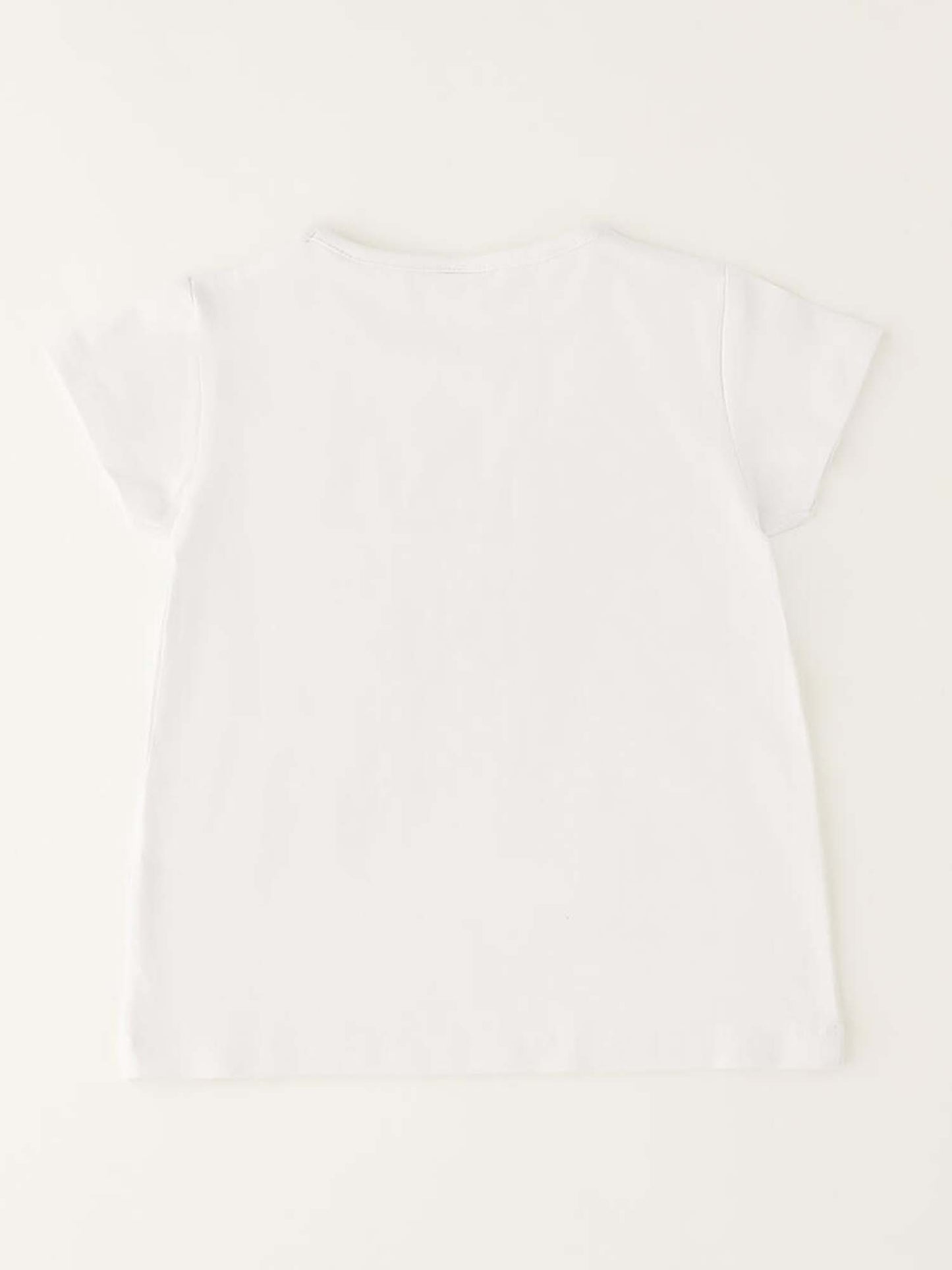 T-shirt maniche corte unisex bambino bianca Ido