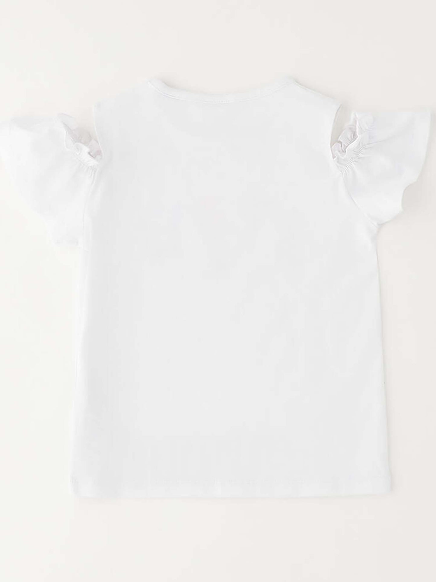 T-shirt con maniche corte unisex bambino bianca Ido