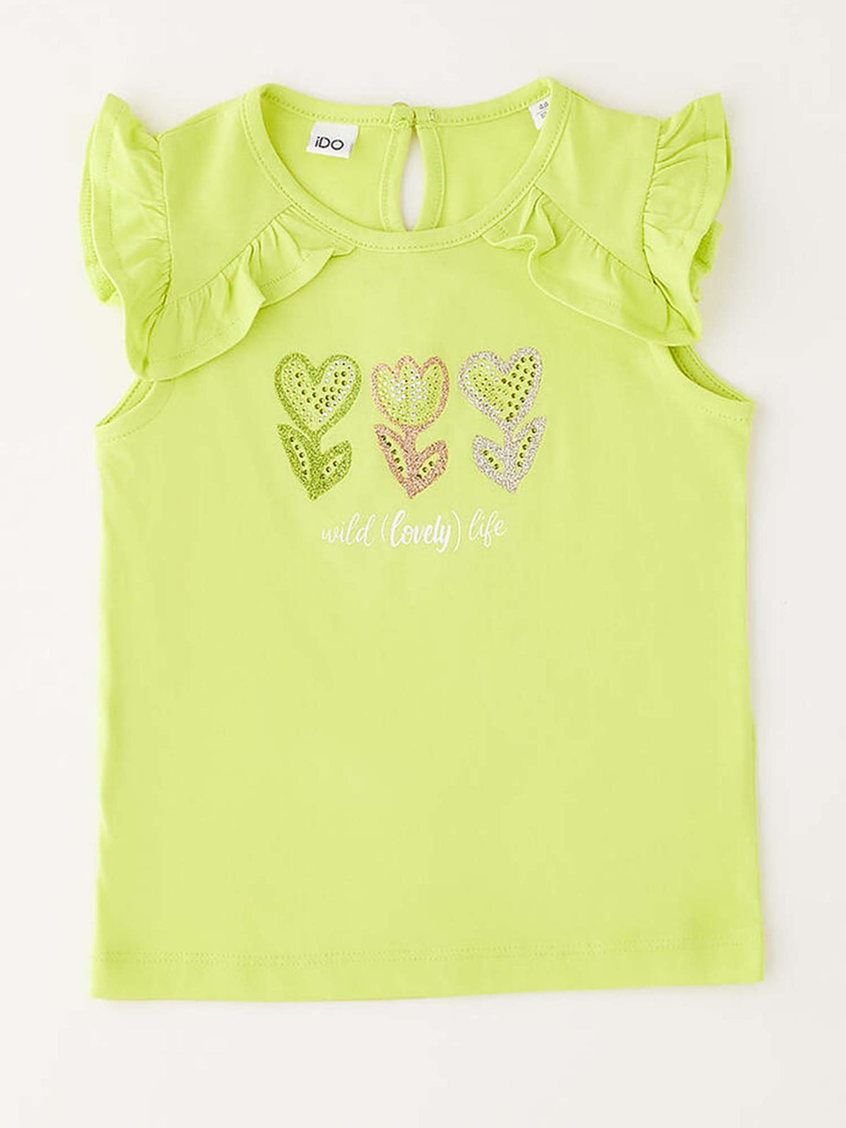 Ido canotta da bambino/a lime